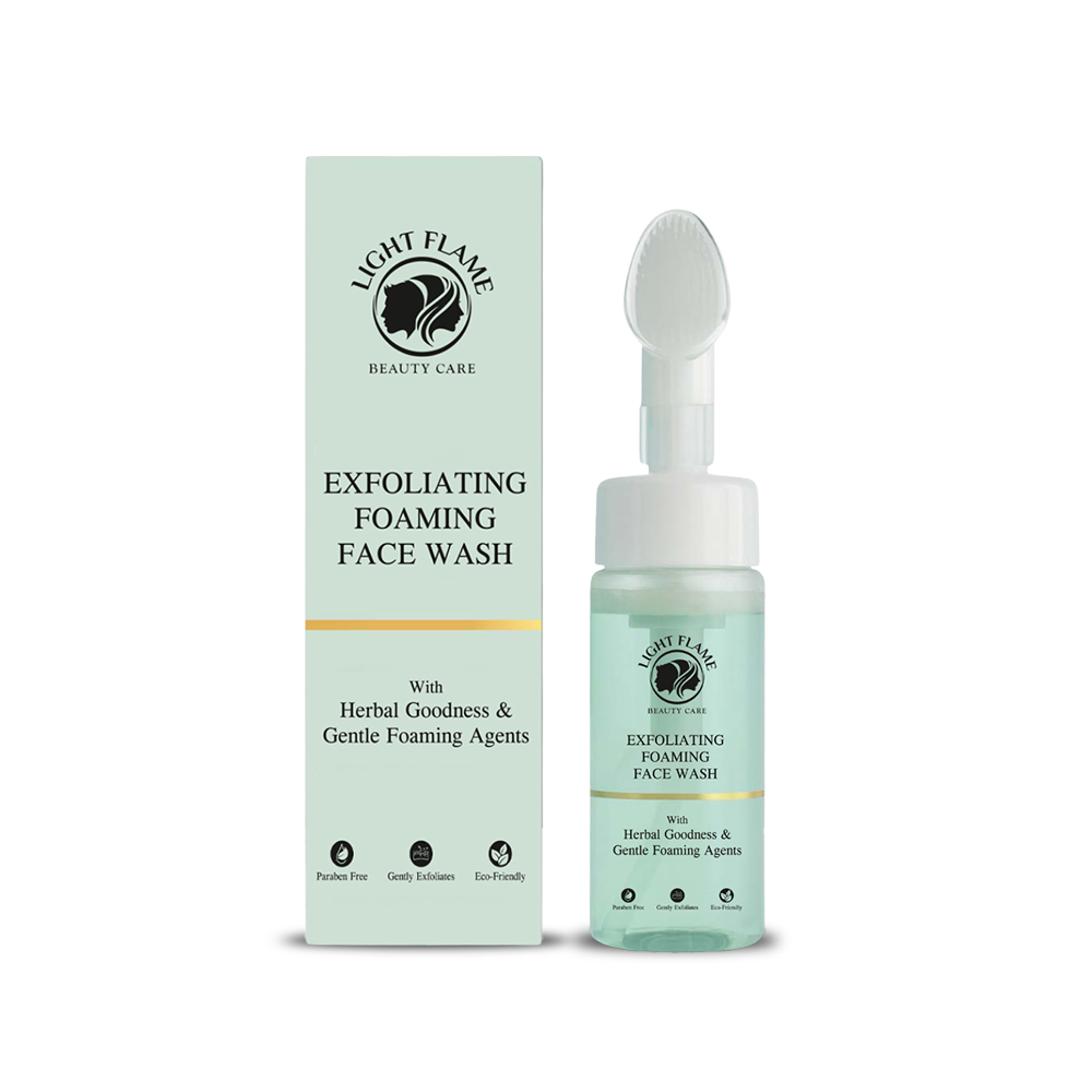 EXFOLIATING FOAMING FACE WASH