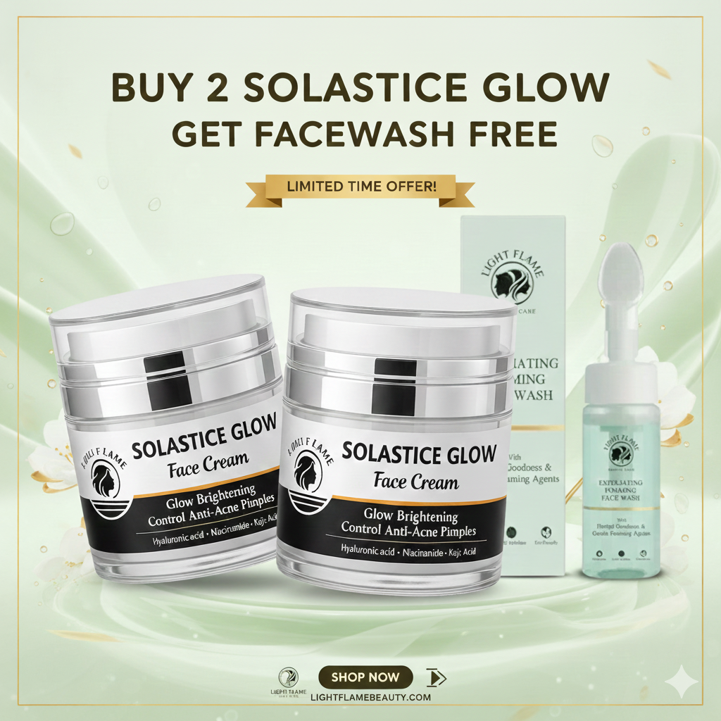 Solastice Glow Twin Pack + FREE Facewash