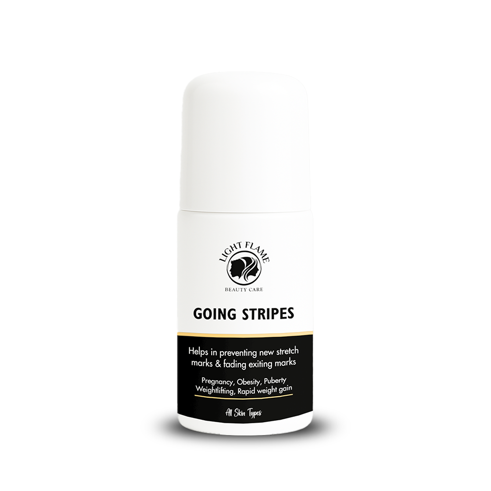 Going Stripes – 3-Week Intense Stretch Mark Eraser | Light Flame Beauty Care