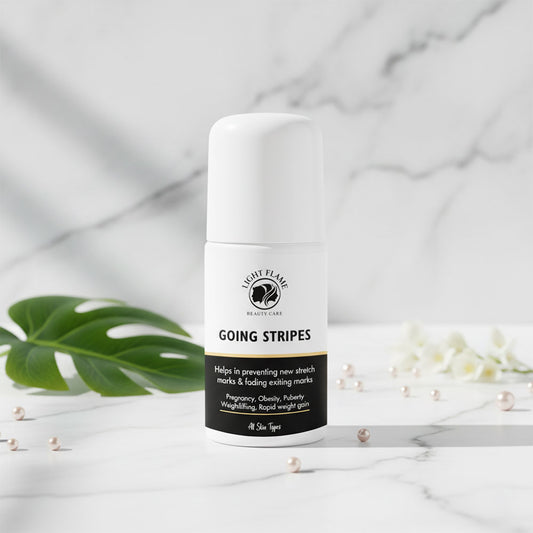 Going Stripes – 3-Week Intense Stretch Mark Eraser | Light Flame Beauty Care