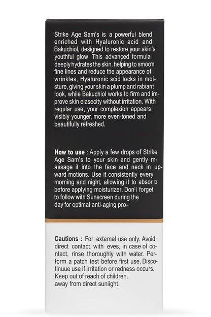 LIGHT FLAME Strike Age Sam’s Face Serum for Youthful Glow