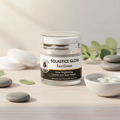 Solastice Glow Face Cream – Glow Brightening & Anti-Acne Moisturizer | Light Flame Beauty Care